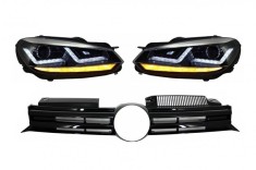 Faruri Osram LED Crom LEDriving Semnal Dinamic si Grila Centrala VW Golf 6 VI (2008-2012) R20 Design Performance AutoTuning