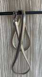 Lanț de argint masiv 925, model unisex, stilul snake (șarpe) - 32,6 g