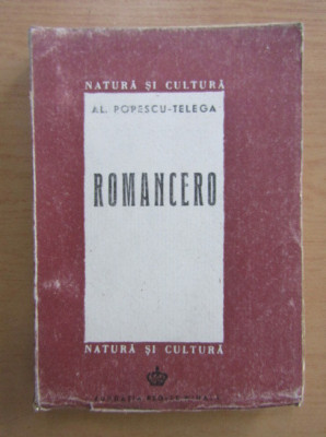 Al. Popescu-Telega - Romancero foto