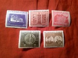 Serie Romania 1941 50 Ani Domnie Carol I , 5 valori