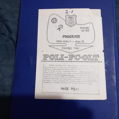 Program Poli Timisoara - FC Olt foto