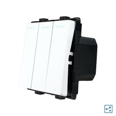 Modul Intrerupator Triplu Cap Scara Mecanic LUXION SmartElectro IntelligentHouse foto