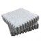 Set 10 Piese Covor tip Puzzle, Spuma EVA, Pufos, 30 x 30 x 1 cm, Alb