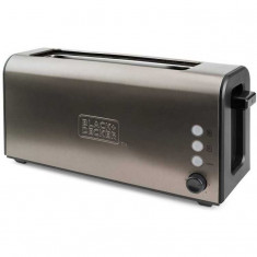 Prajitor de paine BXTO1000E, 1000 W, 7 trepte de prajire, Inox