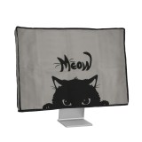 Husa Kwmobile pentru monitor de 31-32 inch, Gri/Negru, Plastic, KWM000008YG009C