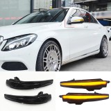 Set 2 Semnalizari Dinamice Oglinzi, pentru Mercedes Benz C Class W205 E W213 S W222