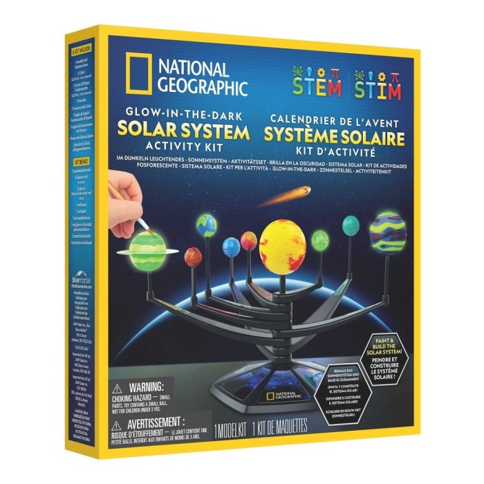 National Geographic - Set educativ Sistemul Solar planete fosforescente