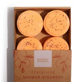 Tablete Dus Aromaterapie Zen: Menta, Tamaie, Lamaie &amp; Afine, 4x50g, Vegan, Anglia. Energizant, Cadou Bunastare