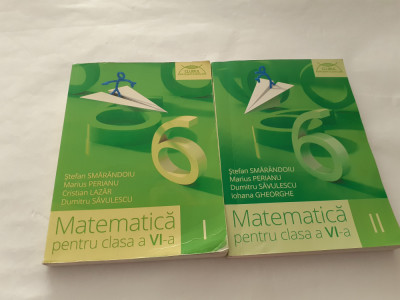 MATEMATICA PENTRU CLASA A VI A STEFAN SMARANDOIU 2 VOL CLUBUL MATEMATICIENILOR foto