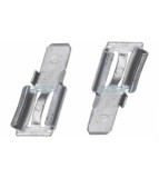 2x Terminal adaptor de prindere pentru baterie cu plumb - de la 6,35 mm la 4,74 mm (F2 la F1), Oem