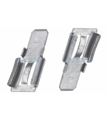 2x Terminal adaptor de prindere pentru baterie cu plumb - de la 6,35 mm la 4,74 mm (F2 la F1) foto