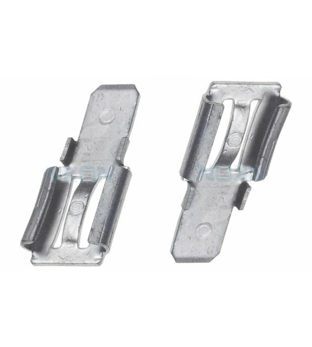 2x Terminal adaptor de prindere pentru baterie cu plumb - de la 6,35 mm la 4,74 mm (F2 la F1)