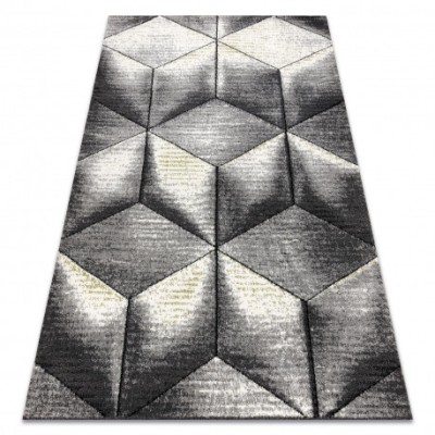 Covor SAMPLE Este Friese Soft CUBE cub 3D - gri, 160x230 cm foto