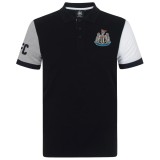 Newcastle United tricou polo Contrast black - L