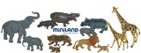 Animale salbatice cu puii set de 12 figurine - Miniland