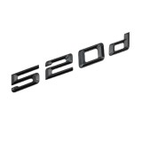 Emblema 520d Negru lucios, spate portbagaj BMW