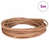 vidaXL Cord din Piele Maro &Oslash;3 mm x 5 m Piele 42022024