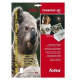 Hartie transfer termic, materiale textile albe sau culori deschise, printare inkjet - A4, Folex
