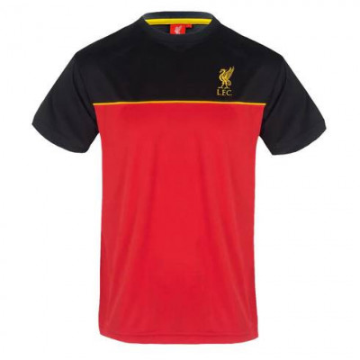 FC Liverpool tricou de bărbați Poly RedBlack - XXL foto