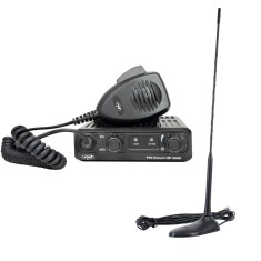 Kit Statie radio CB PNI Escort HP 2020 un singur canal 22 cu antena CB PNI Extra 45 cu magnet