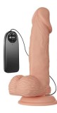 Vibrator Realist Beautiful Zebulon LifeLike Skin, Natural, 19.4 cm, Baile