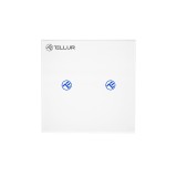 Cumpara ieftin Intrerupator Dublu Wi-Fi cu Touch din Sticla Tellur, SS2N, 2 Porturi SmartElectro IntelligentHouse