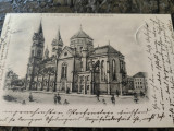 Carte postala clasica Timisoara, circulata la Brasov, 1901, stare perfecta, Fotografie