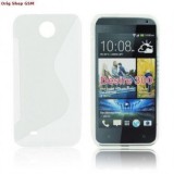 Husa Silicon S-Line Transparenta HTC Desire 300, Protectie Premium