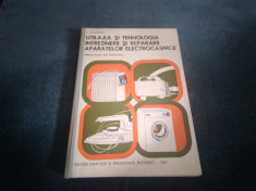 UTILAJUL SI TEHNOLOGIA INTRETINERII SI REPARARII APARATELOR ELECTROCASNICE foto