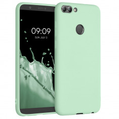 Husa pentru Huawei P Smart / Enjoy 7s, Silicon, Verde, 44124.50