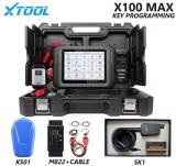 XTOOL X100 MAX Programator chei IMMO Elite Diagnostic Tools + KC501 ECU Coding Full Bidirectional Control