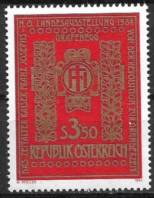 B2507 - Austria 1984 - Expozitie,neuzat,perfecta stare foto