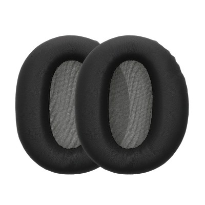 Set 2 Perne de urechi Kwmobile pentru Edifier W820NB Plus, Negru, Piele ecologica, KWM000025AH001C foto