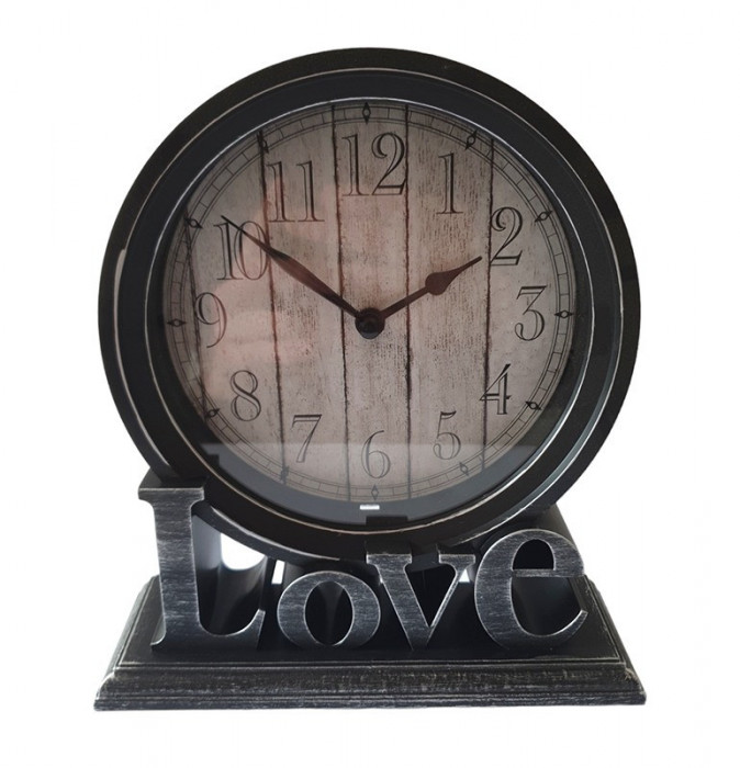 Ceas de perete, Love, 21 cm, HL-2967