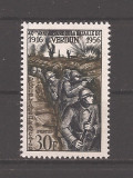 Franta 1956 - A 40-a aniversare a bătăliei de la Verdun, MNH, Nestampilat