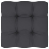Pernă canapea din paleți, antracit, 70x70x10 cm
