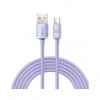 Cablu de Date USB la Type-C 100W, 2m - Baseus Crystal Shine (CAJY000505) - Purple