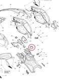 Piulita consola Ski-Doo Summit X 800RETEC XM-154, 2015 Cod Produs: MX_NEW 517304518SK