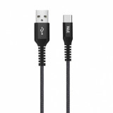 Cablu USB 2.0 la USB type C T-T 5A 1m Negru, CABLE-USB/USBC-1BK501-WL, Oem