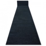 Traversa Sketch negru - netedă, uniformă, 100 cm, Dreptunghi, Polipropilena