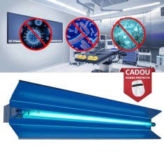 Lampa bactericida orientabila UVC 30W, cu reflector, rotire 140 grade, tub quartz, fixare perete foto