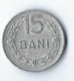 Moneda 15 bani 1975 - Romania