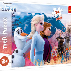 Puzzle carton 24 piese Frozen2 Magical journey,+3 ani