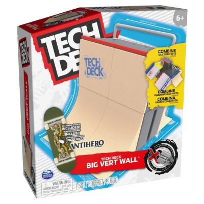 TECH DECK PACHET XCONNECT FINGERBOARD BIG VERT WALL foto