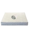 Set Saltea ortopedica, Jupiter Memory One 180x200x24cm, cu spuma poliuretanica, memory foam 4 cm, husa detasabila, tricot Silver Care, hipoalergenica,, Cu Memory Foam, 180x200