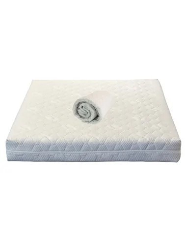 Set Saltea ortopedica, Jupiter Memory One 140x200x24cm, cu spuma poliuretanica, memory foam 4 cm, husa detasabila, tricot Silver Care, hipoalergenica,