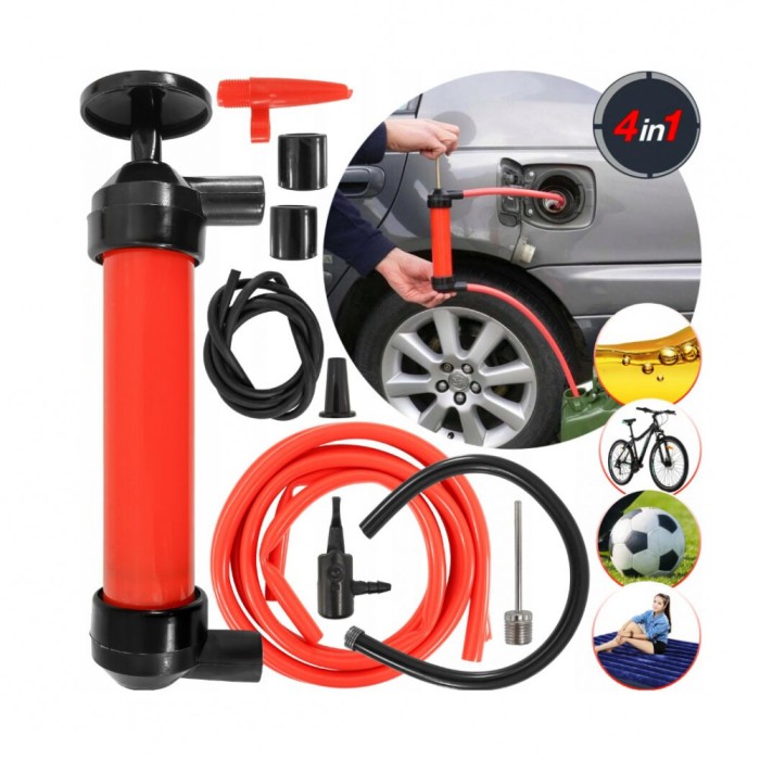 Pompa manuala multifunctionala 4 in 1 pentru transfer lichide, Verke