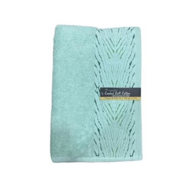 Set 5x Prosop de fata 50x90cm Model Jaquard Wander Verde 470gr/mp 42089ET JGR Bumbac foto