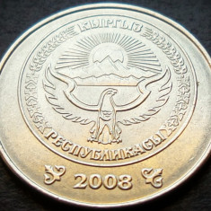 Moneda 1 SOM - REPUBLICA KYRGYZSTAN, anul 2008 * cod 4317