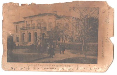 SV * Jasi * INSTITUTUL LICEAL DE DOMNISOARE &amp;quot;HUMPEL&amp;quot; * 1907 foto